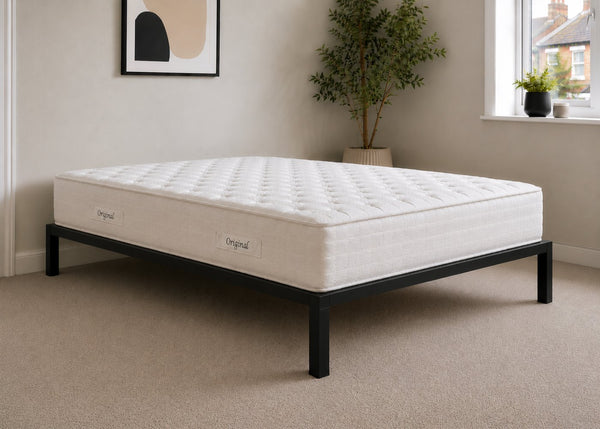 Brick Extra Firm Mattress on Thornham Metal Platform Bed