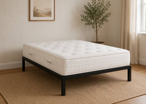 The Brick 'Natural' Mattress on Thornham Metal Platform Bed