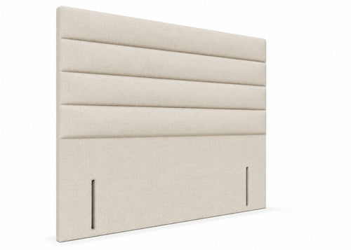 Camelia Floor Standing Headboard in Moda Flat Weave Putty