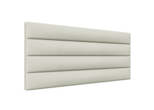 Camelia Strutted Headboard Finished in Faux Linen Polar