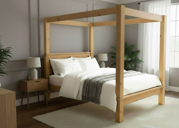 Wood Frame with chunky posts in a low end style