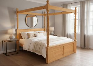 Warsaw Four Poster in Antique Finish (High End)