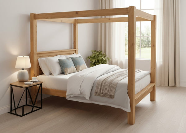 Richmond Four Poster in Antique Finish (Low End)