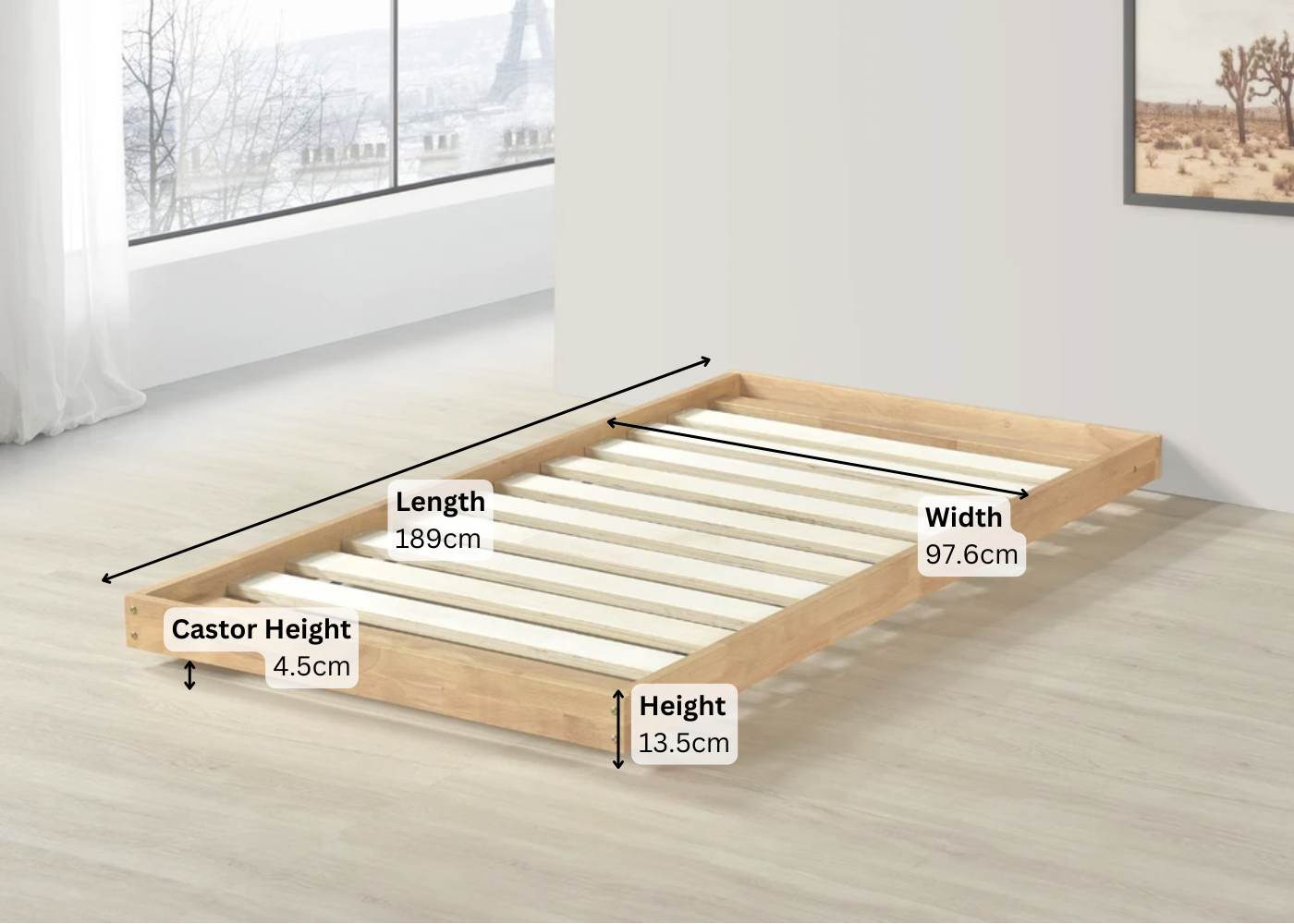 Colney Wooden Trundle Bed