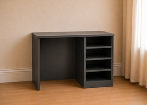 Graphite Grey Como Extreme Open Dressing Table, Right-Hand Side