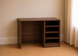 Dark Walnut Como Extreme Open Dressing Table, Right-Hand Side