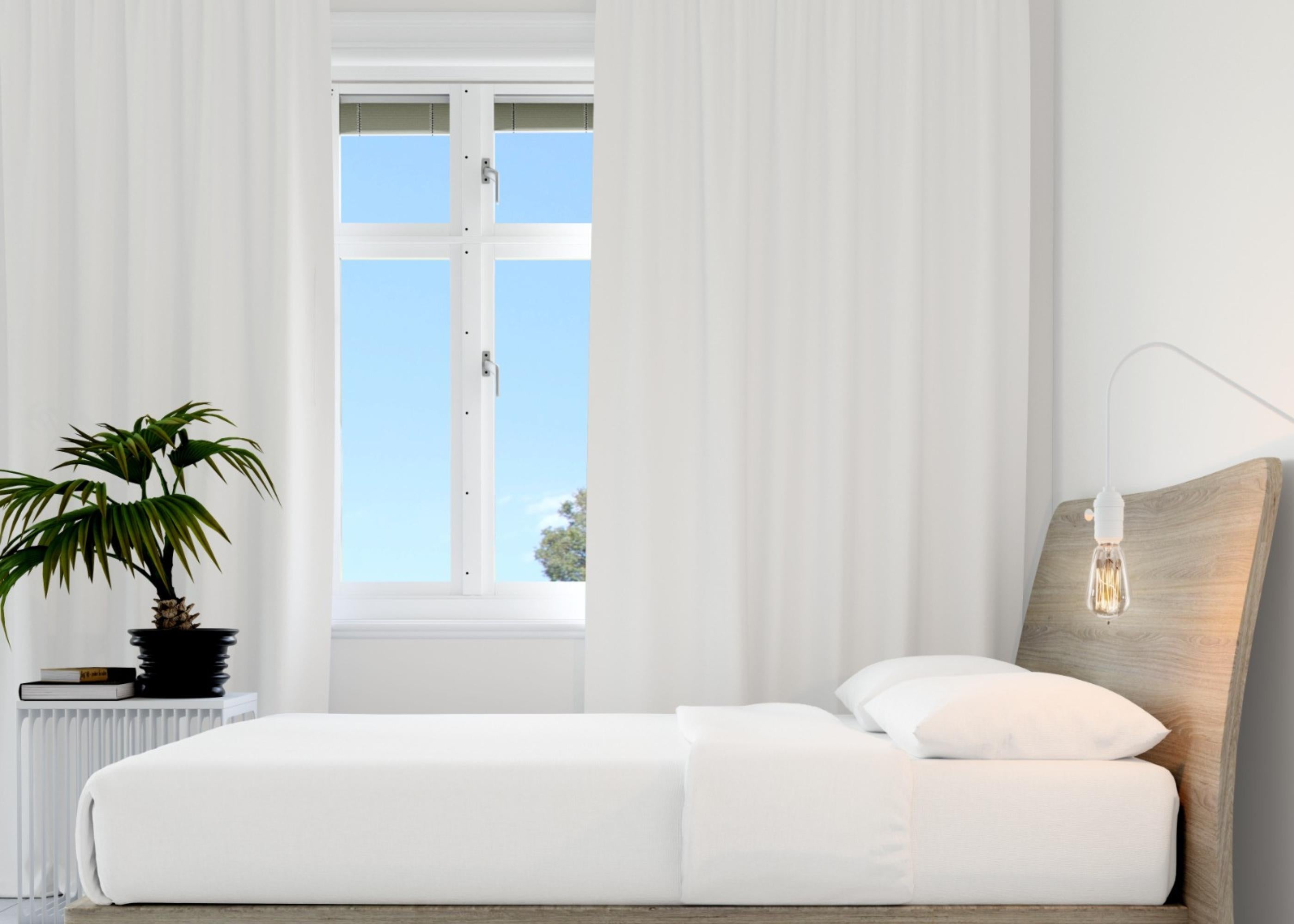 Complete White Bedding Set 