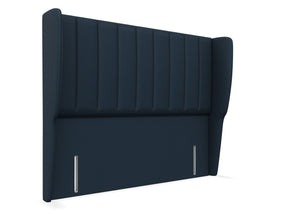 Delemere Floor Standing Headboard, Finished in Faux Linen Charcoal