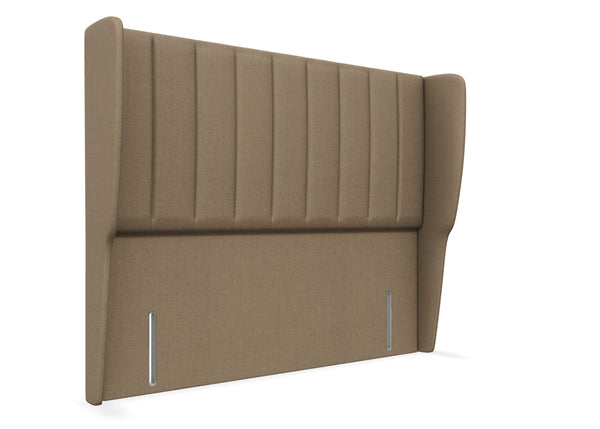 Delemere Floor Standing Headboard, Finished in Faux Linen Sand