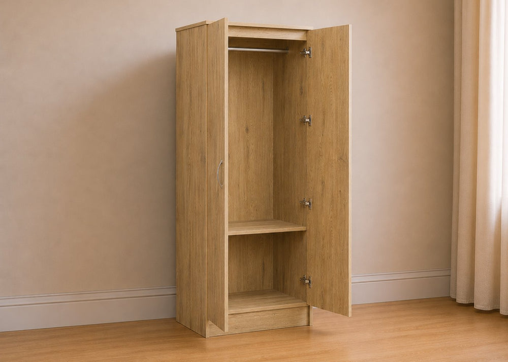 Double Wardrobe in Oak