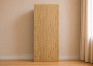 Double Wardrobe in Oak (Rear View)