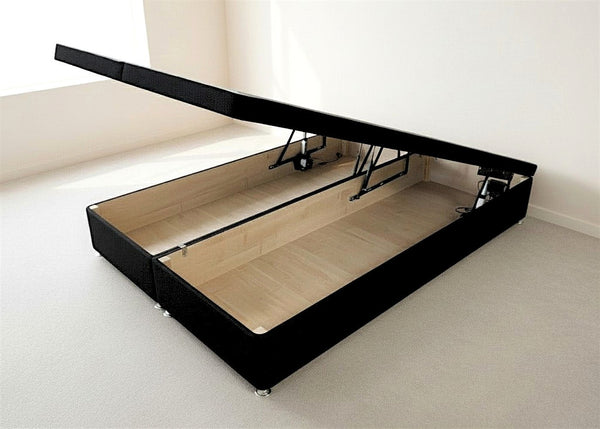 Electric Ottoman Bed in Black Finish