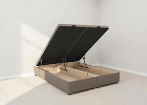 End Lift Ottoman Bed in Slate Grey Finish