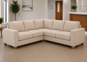 Endura Sofa finished in Natural Flat Weave Fabric in a 2+2 configuration