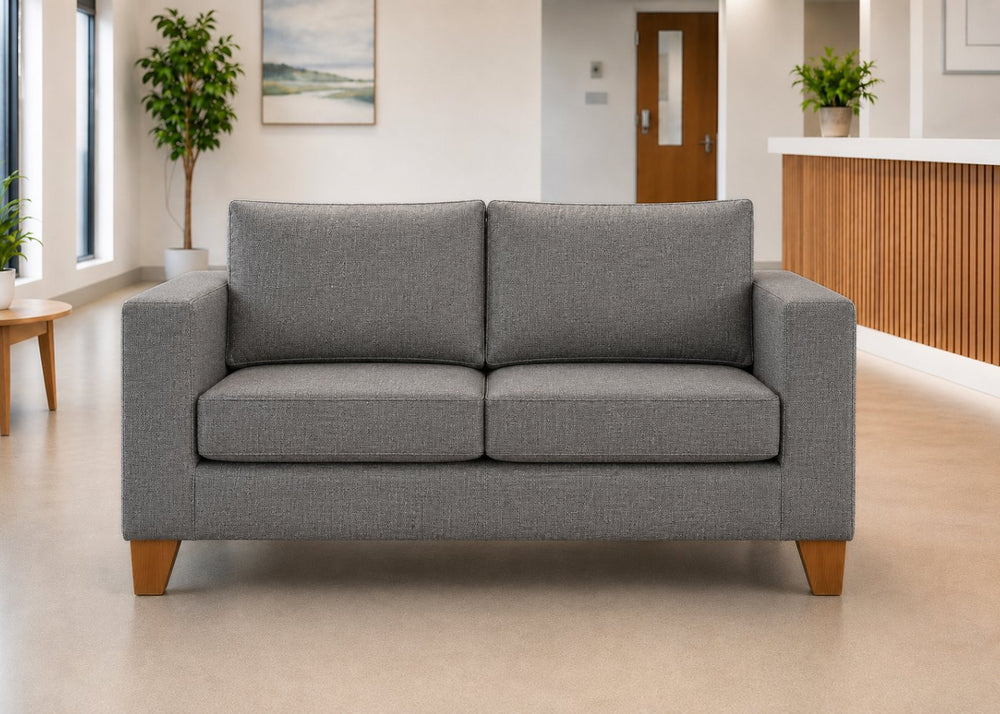 Endura 2 Seater Sofa finished in Grey Flat Weave fabric