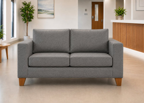 Endura 2 Seater Sofa finished in Grey Flat Weave fabric