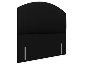 Fresia Floor Standing Headboard, Finished in Faux Linen Black