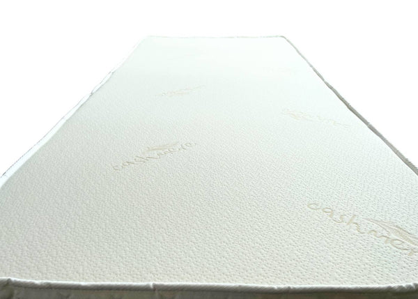 Full length Image of the Cashmere Cover on the Memory Foam Bunk Bed Mattress