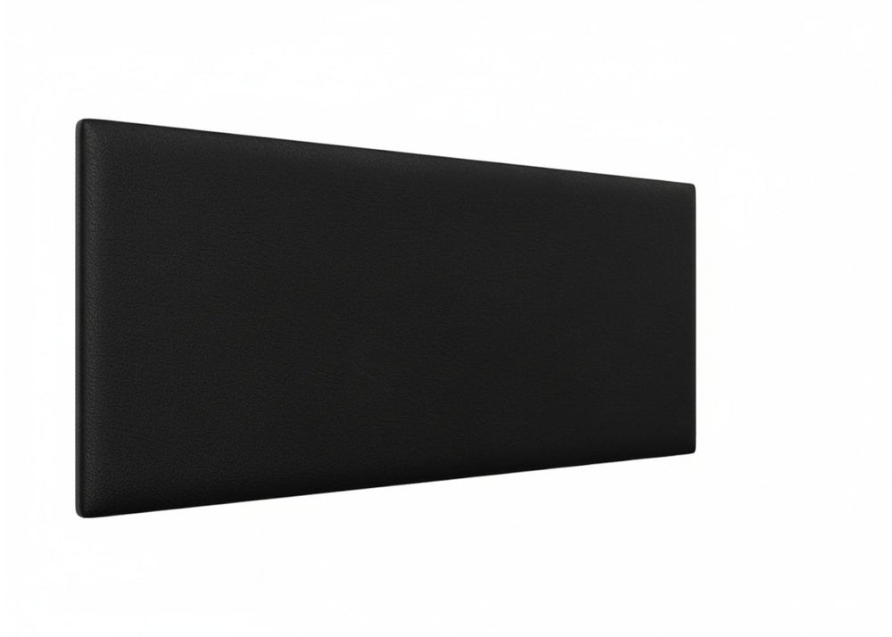 Hermia Headboard in Faux Leather Black