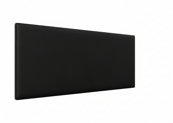 Hermia Headboard - Single - Faux Leather Black - New (Clearance)