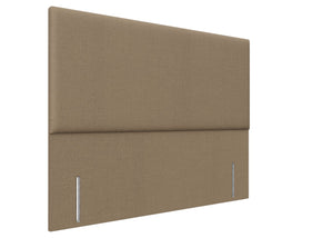Hermia Floor Standing Headboard, Finished in Faux Linen Sand