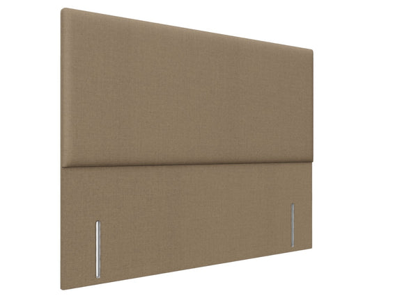 Hermia Floor Standing Headboard, Finished in Faux Linen Sand