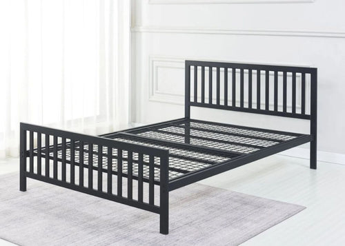 Holkham Black Metal Bed Base