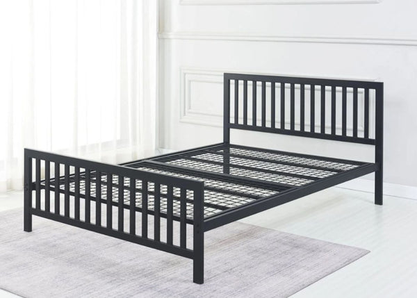 Holkham Black Metal Bed Base