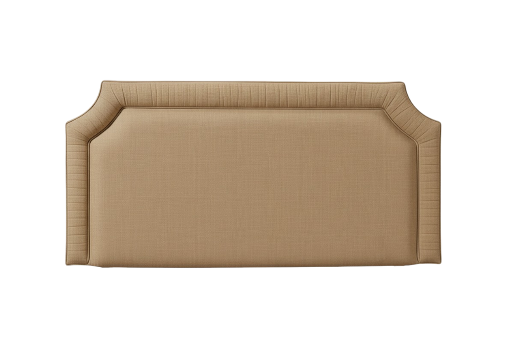 Holly Headboard - Emperor - Faux Linen Sand - New (Clearance)