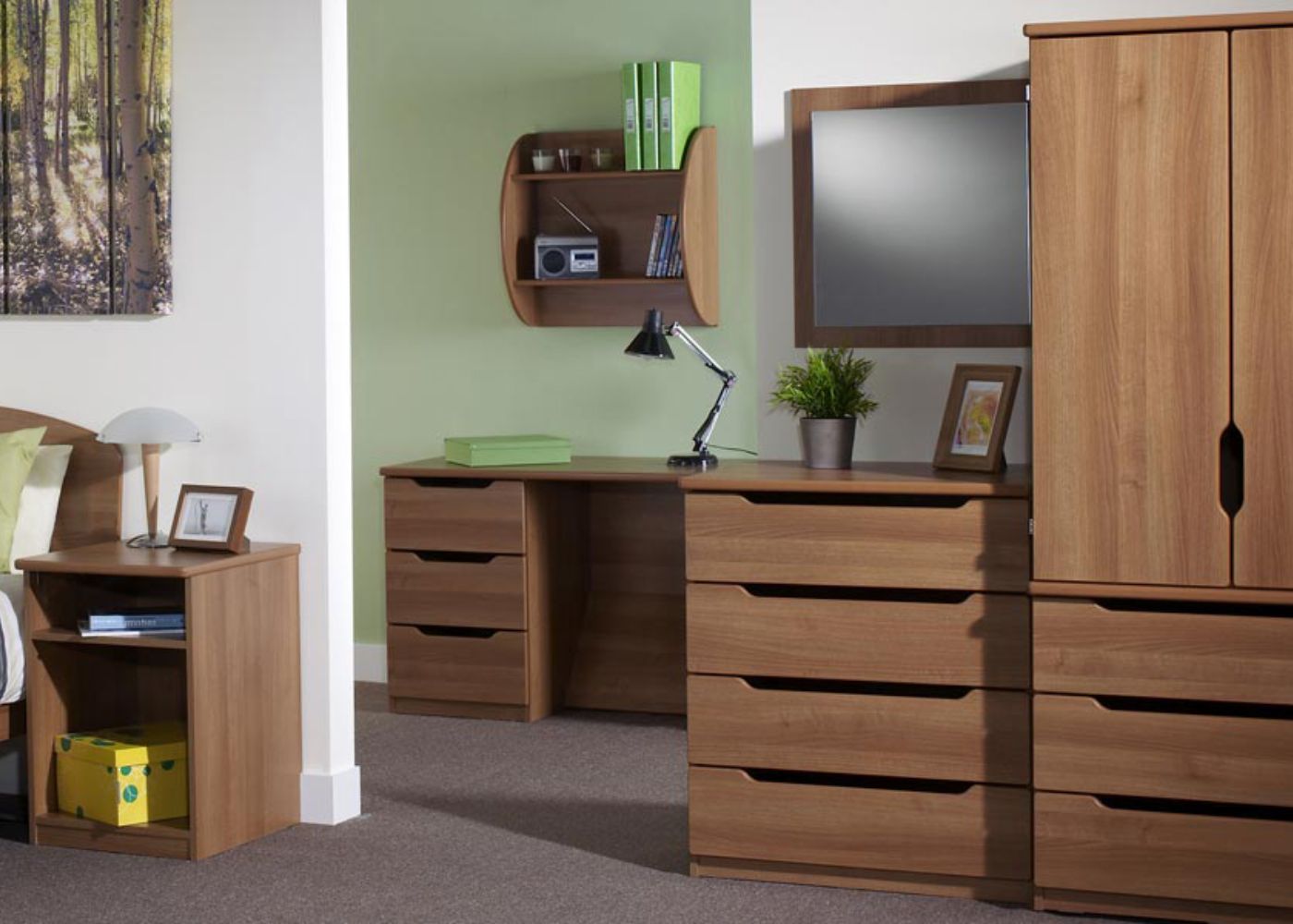 Indi-Struct Furniture in Medium Oak