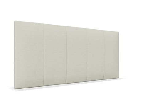 Iris Strutted Headboard Finished in Faux Linen Polar