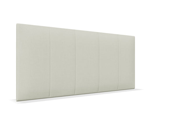 Iris Strutted Headboard Finished in Faux Linen Polar