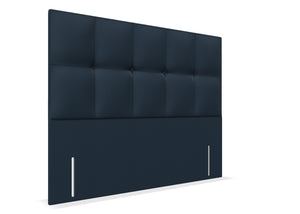 Ivy Floor Standing Headboard in Faux Linen Navy
