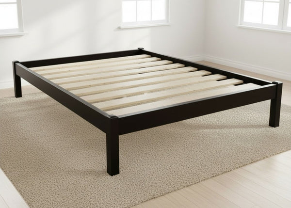 Lille Pine Bed in Black Ash Finish