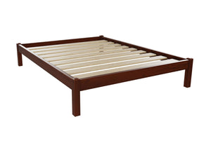 Lille Pine Bed, Finished in Stained Chocolate Brown