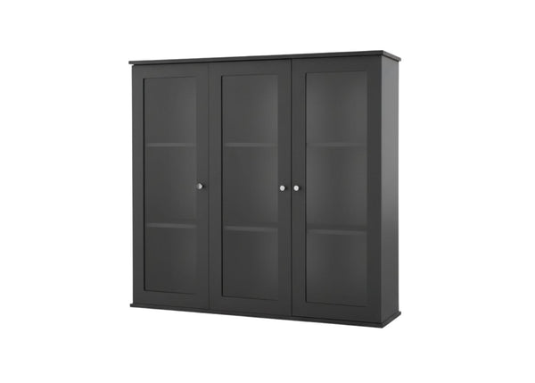 Livorno 3 Door Dresser Top in Graphite Grey Finish