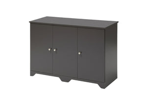 Livorno 3 Door Sideboard in Graphite Grey Finish