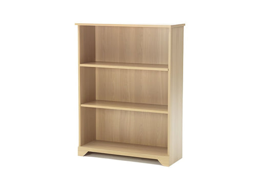 Livorno Low Bookcase in Light Oak Finish