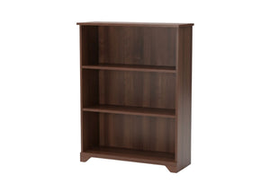Livorno Low Bookcase in Dark Walnut Finish