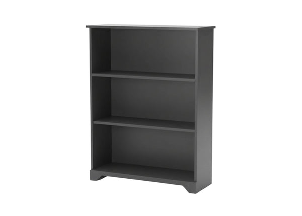 Livorno Low Bookcase in Graphite Grey Finish