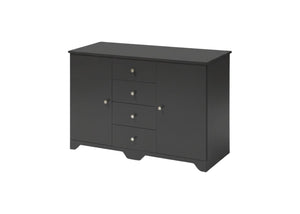 Livorno 2 Door 4 Drawer Sideboard in Graphite Grey Finish
