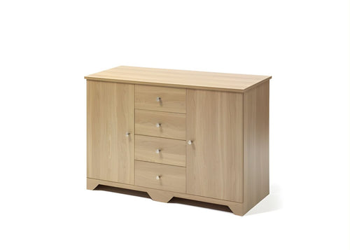 Livorno 2 Door 4 Drawer Sideboard in Light Oak Finish