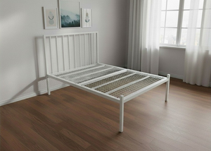 Mandy Bed in Ivory Finish (Low End)