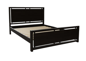 Messina High End Bed Finished in Black Ash Stain