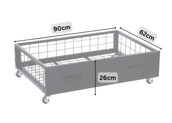 Metal Underbed Drawer Dimensions