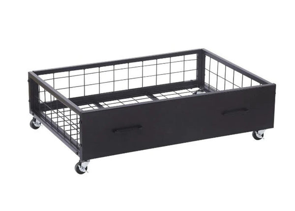 Space-Saving Metal Underbed Storage Drawers in Black
