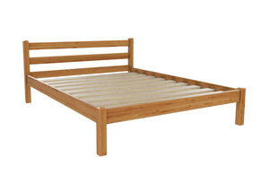 Namsos Pine Bed in Antique Oak Stained Finish