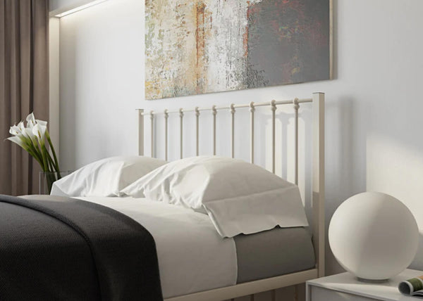 Nancy Headboard finished in Ivory