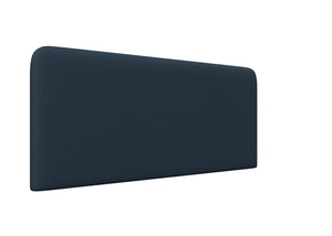 Oberon Strutted Headboard Finished in Faux Linen Navy