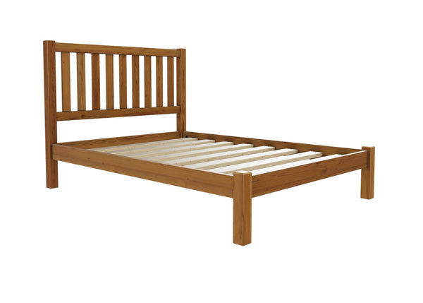 Sandringham Shaker Bed in Low End Finished in Stained Oak